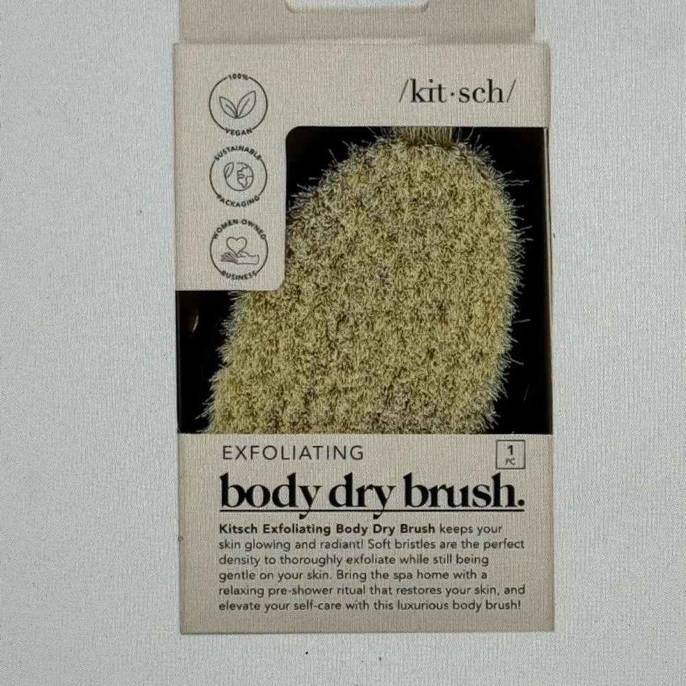 Kitsch Exfoliating Body Dry Brush - Natural Beige - Picture 1 of 1